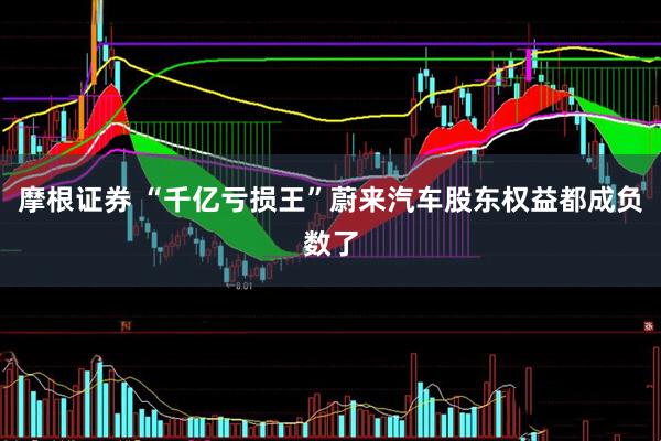摩根证券 “千亿亏损王”蔚来汽车股东权益都成负数了