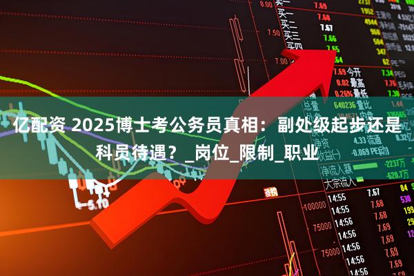 亿配资 2025博士考公务员真相：副处级起步还是科员待遇？_岗位_限制_职业