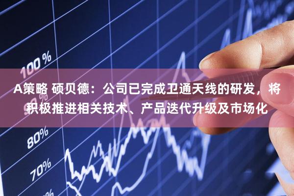 A策略 硕贝德：公司已完成卫通天线的研发，将积极推进相关技术、产品迭代升级及市场化