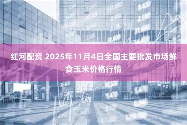 红河配资 2025年11月4日全国主要批发市场鲜食玉米价格行情